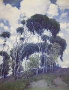 Guy Rose Laguna Eucalyptus oil painting